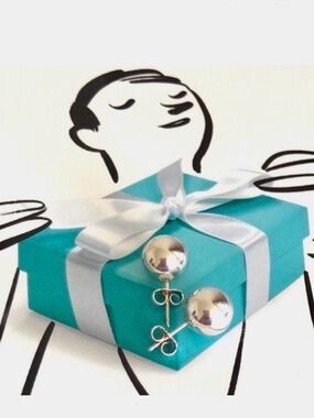 10mm Tiffany & Co. Hardware Bead Earrings / Retired